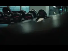 Разминка скамьи гантели складного веса эргономическая регулируемая для тренировки video