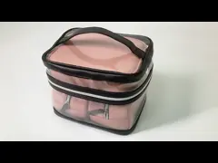 PU PVC сумки хранения влагостойких косметик располагаясь лагерем водоустойчивый прозрачный video