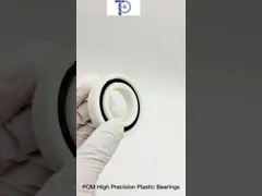 Шарикоподшипники взгляда украдкой высокой точности подшипников ПОМ пластиковые простые video