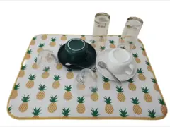 Высококачественное блюдо Microfiber суша циновки для вещество-поглотителя блюда все печатание полиэстера video