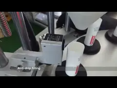 Машина косметического руководства трубок пластмассы лосьона тела машины завалки трубки краски волос проводника волос заполняя герметизируя video