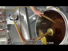 Умный насос меда для перенося и фильтруя меда затира и машины варенья video