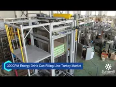 1500 - алюминиевая консервная банка 36000CPH Линия розлива напитка Carbonated полностью автоматическая video