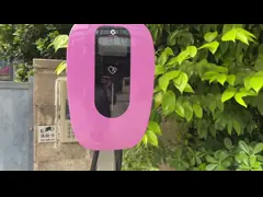 Установленная стена заряжателя 7кв ВИФИ ЭВ смарт-карты РФИД 32А общедоступная video