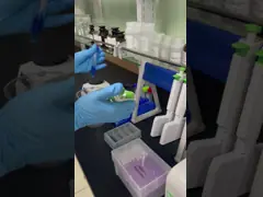 тарировки передачи лаборатории 5-50ul микропипетка одиночного канала жидкостной регулируемая video