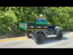 Aluminum Chassis Electric Golf Carts With Cargo Lithium Ion Battery 150ah