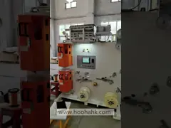 Провод производственной линии запись на ленту ленты серебра экономики и стойкости покрытый медный и кабель машины кабеля делая машину video