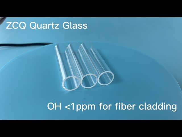 Highly Purity Synthetic Fused Silica Tubes Rods For Optical Fiber Manufacturing