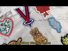 Сплетенная мультфильмом заплата логотипа, шьет на таможне логотипа заплат одежды video