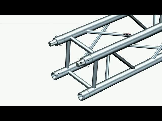 Треугольные ферменные системы подвесного освещения для театров видео