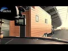 Дом стандарта AU/US/NZ полуфабрикат светлый стальной крошечный на колесах с оптовой продажей трейлера video