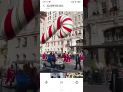 Многоразовая привлекательная сформированная таможня раздувает с легкой надувает или выкачивает для парада video