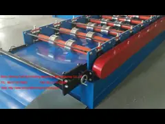 крен металлического листа 0.3mm-0.7mm стальной кафельный формируя шаги машины 17 video