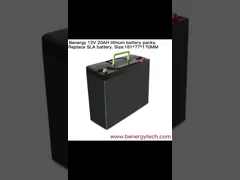 Терминал блока батарей M5 фосфорнокислого железа лития Lifepo4 12V 20AH заменить свинцовокислотную батарею video