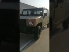 4×4 Дизельные пикапы Электрические грузовики Двойной кабины 92,5 л.с. Для военного использования video
