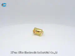 2 Hole Flange Panel Mount MCX RF Connector 50Ω Impedance Straight Type video