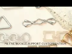 Аксессуары сумки изготовленного на заказ привесного металла пряжки кольца треугольника цепные video