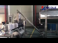 Производственные линии для производства кормов для рыб Плавучий экструдер для производства кормов для рыб video