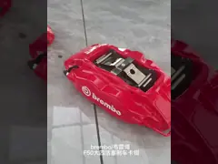 4 крумциркуля тормоза автомобиля поршеня противостоят двухкусочную фиксированную пригонку F50 для диска 355mm Brack video