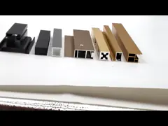 Алюминий штранг-прессования профилирует изготовленное на заказ оборудование мебели для оформления строительного материала video