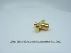 Female Limited Detent 2 Holes Flange SMP RF Connector