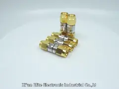 50Ω латунь Золотопокрытый SMA RF адаптер Бериллий Бронзовые контакты video