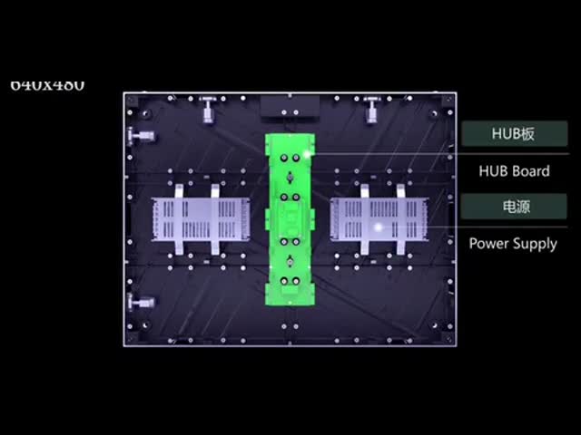 屋内P2.5 LEDモジュールはアルミニウム キャビネット320mmx160mmダイ カストの