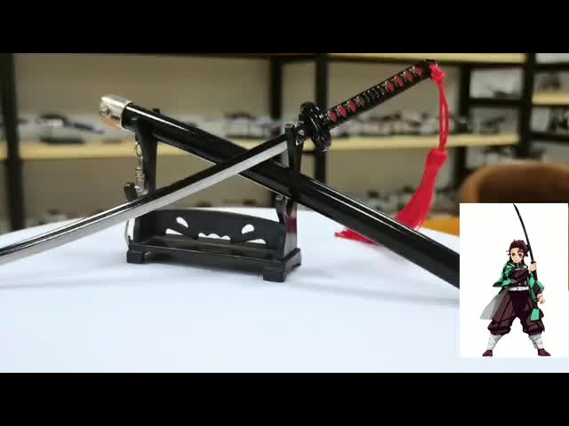 22cm Sword Mini Katana Keychains Anime Figure Tanjiro For Men