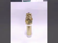 Латунь понижает и самец оленя/верхний и более низкий желтый цвет клапана воздуха video