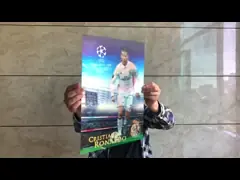 14 Designs Ronaldo World Football Soccer Player 12x16 inches Poster 3D Lenticular Football Poster