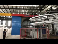 Máy đúc quay băng chuyền / Máy đúc Roto cho nhà vệ sinh di động và các loại nhựa tùy chỉnh khác