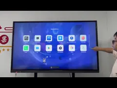 75 дюймов все в одной панели экрана касания Whiteboard 4k ПК умной взаимодействующей для школы video