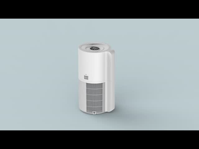 da poeira UV do ODM do OEM do purificador do ar 40W do ³ /H Hepa de 326m líquido de limpeza infravermelho do sensor
