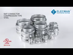 Не изолированный тип стальные соединители трубы обжатия 1/2 до 4 ЭМТ video