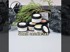 ODM 6 Oz Tin Container Candle Red Green Round With Coffee Bean