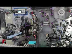 Машина замотки машины батареи клетки 4680 цилиндра изготовляя video