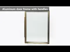 дверная рама кухни профиля рамки алюминиевого сплава 2700мм для стеклянной раздвижной двери video