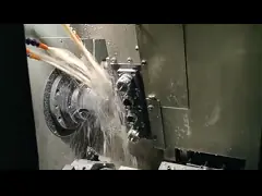 Сверля подвергая механической обработке красочный изготовленный на заказ алюминиевый CNC частей повернул филировать video