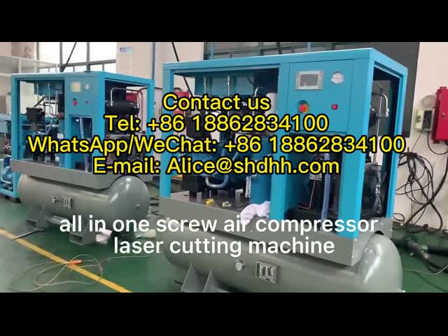Rotativo Combined Screw Air Compressor 15hp 11kw De Tornillo Aire Air Compressor