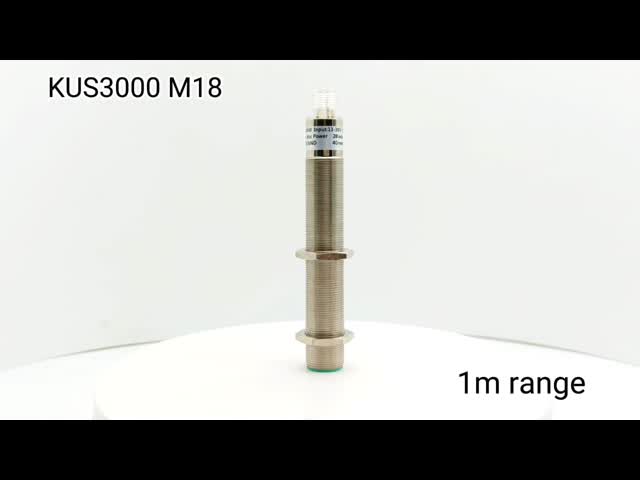 KUS3000 M18 компактный корпус Ультразвуковой датчик близости высокая повторяемость с классом защиты IP65