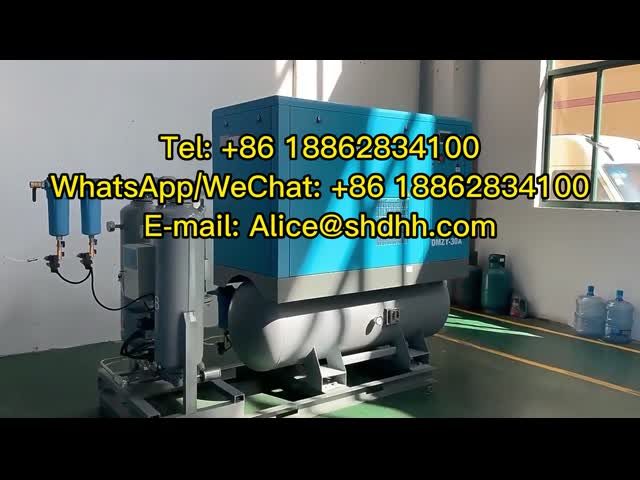 DEHAHA 20 bar Compressor de ar elétrico integrado parafuso rotativo Compressor de ar 22kw