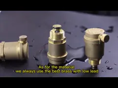 Автоматический масляный газ для воды, латунь, контроль выхлопных газов, предохранительное давление, резьба Bsp, вентиляционный клапан, InAutomatic Oil TMOK video