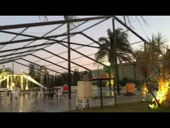 Шатер шатра свадьбы пути фиксации шатра алюминиевой рамы прозрачный video