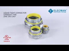 Цинк умирает бросание соединитель прямого жидкостного плотного соединителя 3 дюймов водоустойчивый video