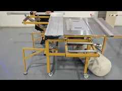 Портативная небольшая мини сползая таблица увидела машины панель 440в лезвия двойника 45 градусов video