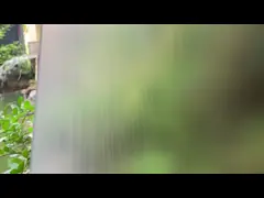 Водяной куб с рисунком текстурированный перебор закаленное художественное стекло низкожелезное расчесываемое кислотное гравированное стекло video