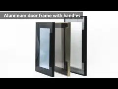 Подгонянное окно двери сползая стеклянной рамки алюминиевой рамки размеров для оборудования шкафа video