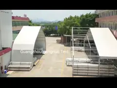 Водонепроницаемая большая стеклянная шатерная церемония в форме а video