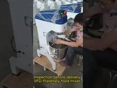 Variable Speed Frequency Food Mixer 10QT Capacity Planetary Mixer For Pizza Dough video