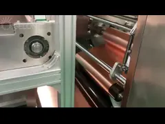 Слот доктора лезвия автоматического собрания батареи клетки мешка прерывистый умирает лакировочная машина video